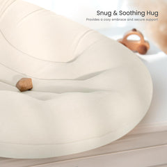 Happle Sunny breathable cotton lounger keeps delicate skin cool and comfy.