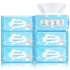 Happy Bum large dry wipes sheets for sensitive skin in a 600-count pack.