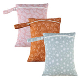 Happy Flute wet bag with waterproof exterior keeps swimsuits dry at the beach.