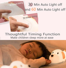 HappyBag USB rechargeable night light eliminates frequent battery changes