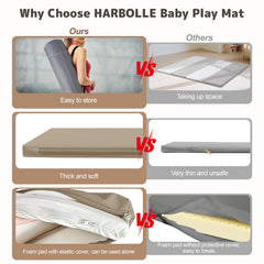 HARBOLLE removable foam cover makes cleaning quick after messes.