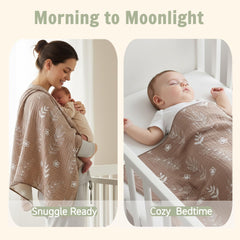 HardNok 43x43 blanket size ideal for swaddle or crib use