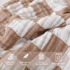 HardNok Six-Layer Weave Muslin Toddler Towel - breathable, stays soft through many washes.
