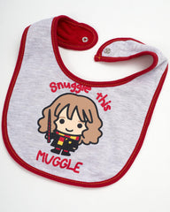 Harry Potter baby bib back snaps for secure fit