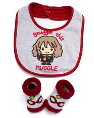 Harry Potter baby bib front print design for magical meals