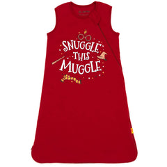 Harry Potter maroon sleep sack graphic print detail