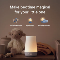 Hatch Rest Baby night light glows softly for gentle nighttime visibility