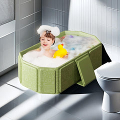 HatiLum bathtub with drain plug enables quick water release