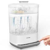 HAUTURE bottle sterilizer front panel with intuitive controls for quick use.