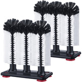 Havawish bottle cleaning brush with suction base for secure sink use