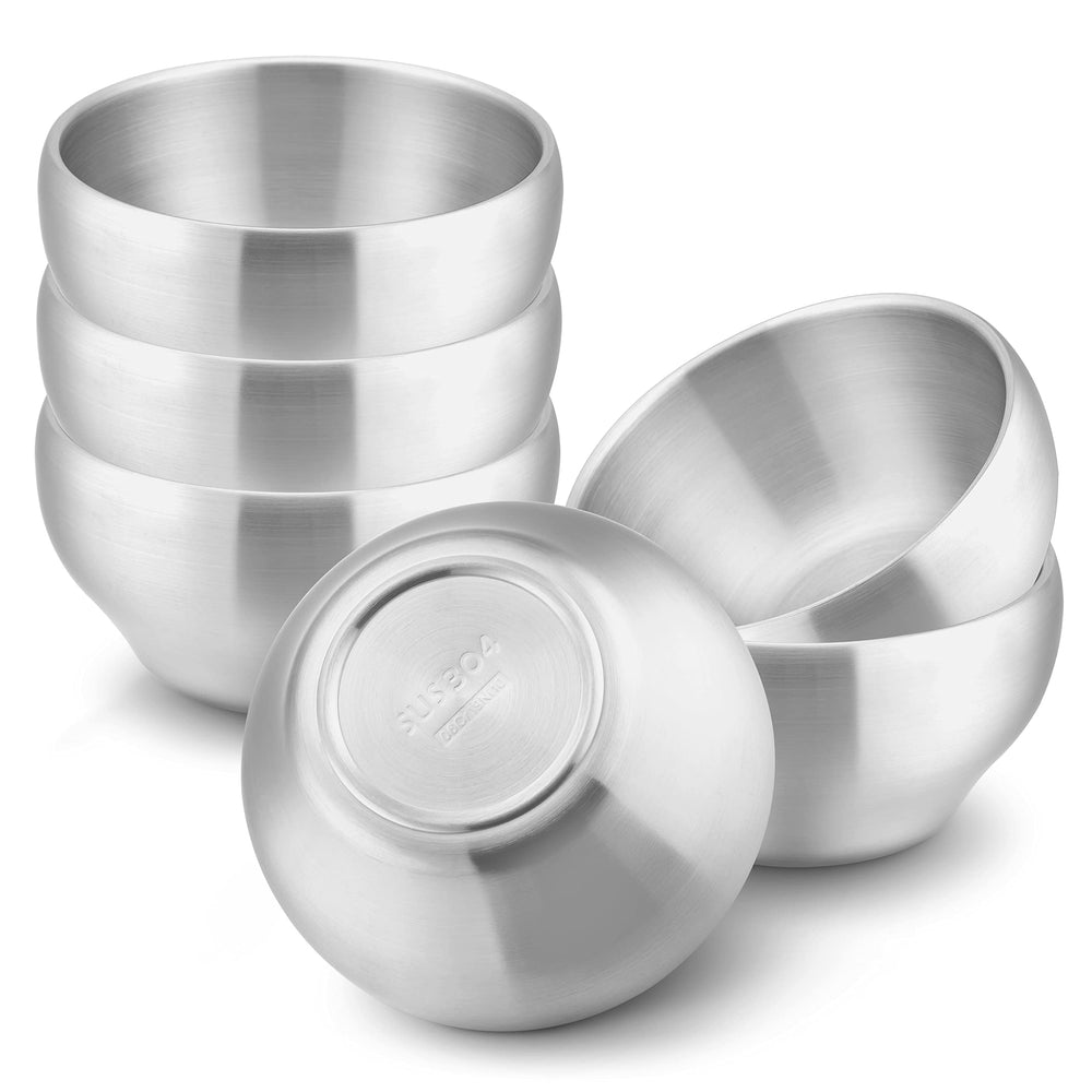 HaWare 6-piece kids bowls with 12oz capacity for toddler meals and snacks.