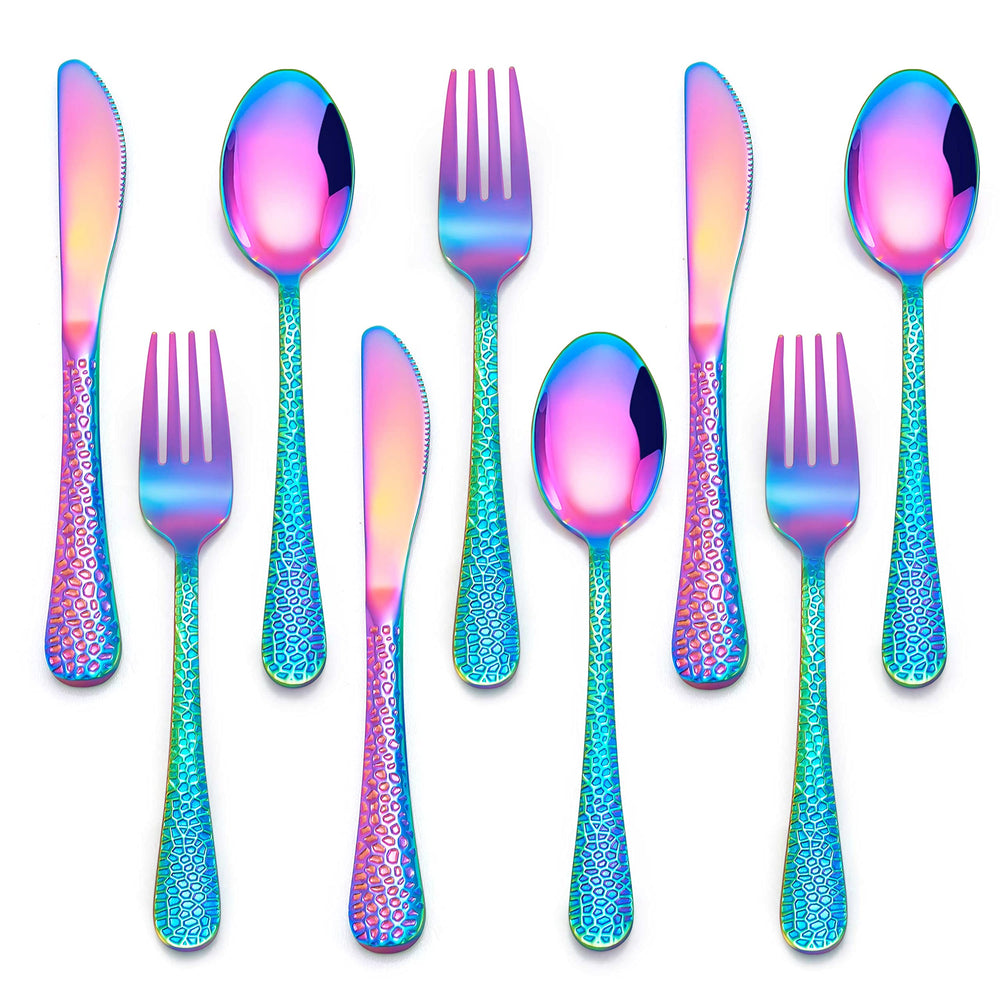 HaWare 9-piece toddler flatware set for easy self-feeding at home.