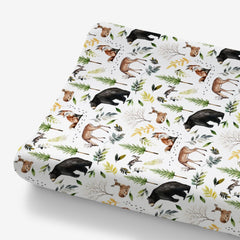 HawSkgFub changing pad cover with bear pattern for cozy diaper changes.