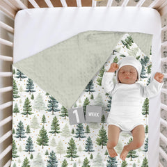 HawSkgFub Mink dotted back blanket soft swaddling comfort for newborns