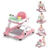 HAWEEK baby walker assembly shows sturdy frame for safe early exploration.