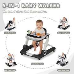 HAWEEK height-adjustable walker adapts to growing babies for comfortable use