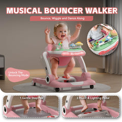 HAWEEK musical walker with lights engages senses during playtime.