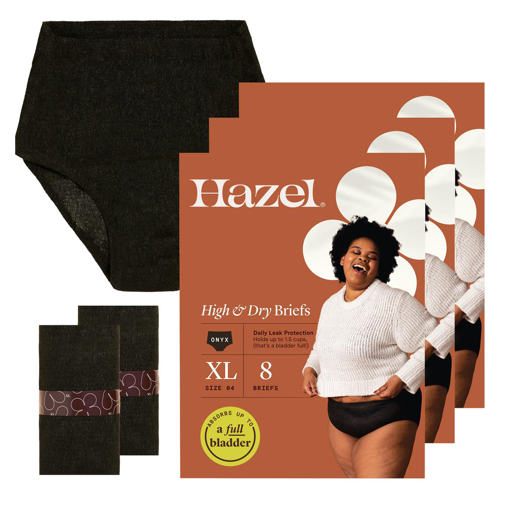 Hazel disposable underwear high-waist XL ultra-thin for discreet wear.