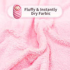 Close-up of HBHLFZ coral fleece texture showing plush softness