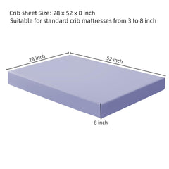 HBHLFZ crib sheet made from soft microfiber provides gentle touch for baby