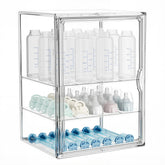 HBlife 3-tier bottle storage keeps feeding essentials neatly organized on the countertop.