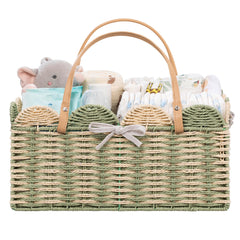 HBlife large diaper caddy with ample space for diapers and wipes.