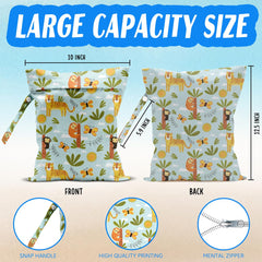 HDHBP wet-dry bag double-compartment design separates wet and dry items