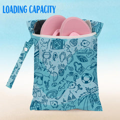 HDHBP wet bag doubles as a gym bag to separate sweaty clothes from gear.