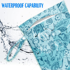 HDHBP leak-proof wet bag protects gear at the beach or pool for mess-free days.