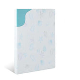 HDJOAPS pack-n-play mattress with patterned cover for a soothing seabed look during nap time