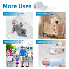 HDJOAPS pack-n-play mattress starfish pattern creates a calming sleep space.