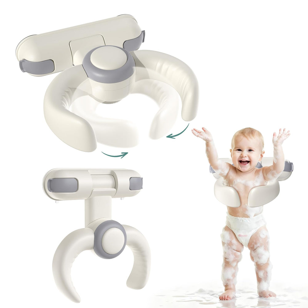 HDUYFYD baby bath stand wall-mounted with strong suction cups for stable baths