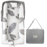 HDUYFYD portable baby lounger folded with bumper offers a safe supervised play space