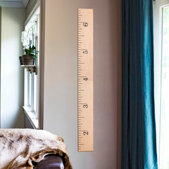 Headwaters Studio growth chart in a kid room as stylish decor and measuring tool
