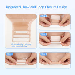 Heagimed colostomy bag carbon filter odour barrier reduces smells.