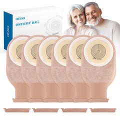 HeagiMed colostomy bag one-piece system for easy changes and secure sealing.