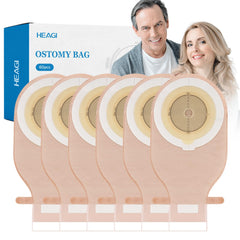 Heagimed colostomy bags 60pcs pack for daily ostomy care and discreet use