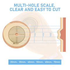 Heagimed one-piece ostomy bag design for comfortable, leak-resistant wear.