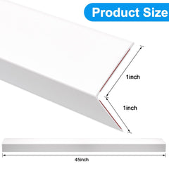 HEAINAIYOO metal corner guard 90-degree profile on door frame for added frame protection