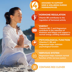 Health and Her Mind+ bottle pour shows easy dosing for energy