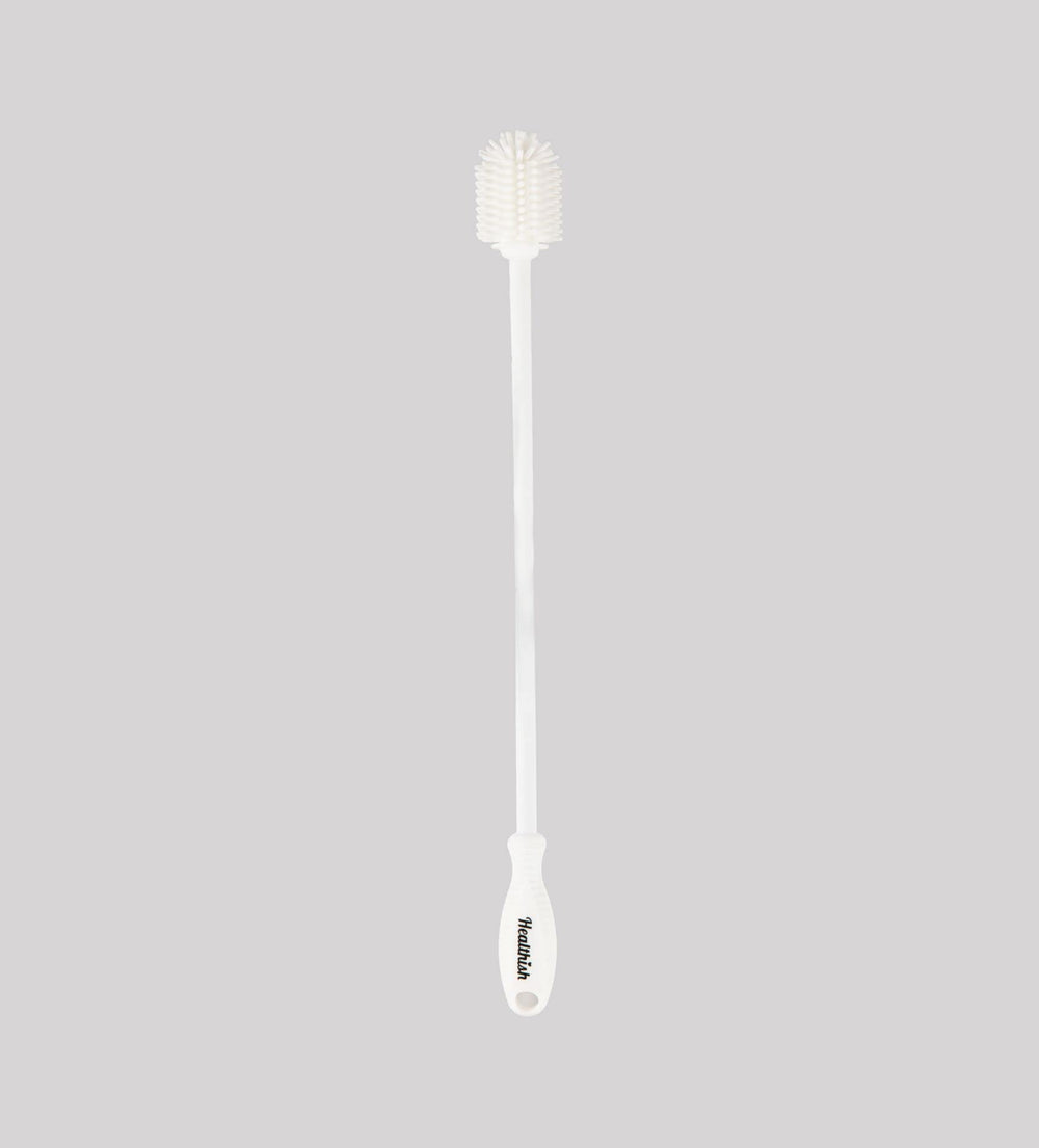Healthish bottle brush cleaner with a long handle reaching hard-to-clean spots