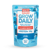 Healthy Heights Grow Daily bag of plain protein mix for kids 3+ offering convenient nutrition
