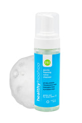 Healthy Hoohoo bottle with pump for gentle daily cleansing.