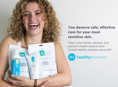 Healthy Hoohoo cucumber extract highlights gentle cleansing.