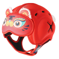 HECCEI baby helmet front view; lightweight protection for crawlers