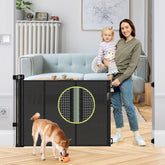 HEELALBABY 55-wide gate top mesh remains taut for reliable openings.