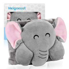 Heigoeost heated tummy wrap on baby offering gentle warmth to soothe colic