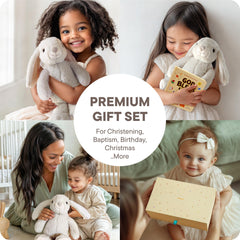 Hello 2 Kids Praise Bunny soft fabric invites baby cuddles