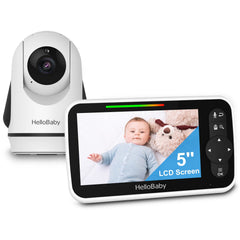 HelloBaby 5-inch display monitor offering secure wireless viewing.