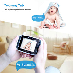 HelloBaby HB65 camera pan and tilt for full room coverage